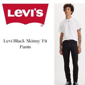 Levi Black 'Skinny' Fit Pants